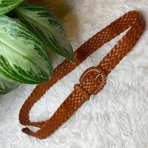 Pleather Weaved Belt